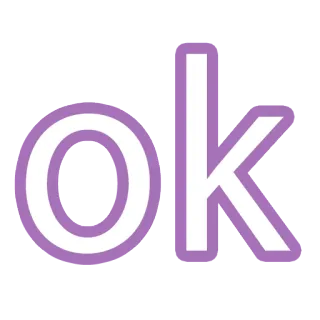 👌 OK oke, setuju, persetujuan, ungu, konfirmasi telegram sticker