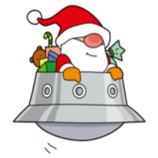 Santa Claus @StikerDi telegram stickers
