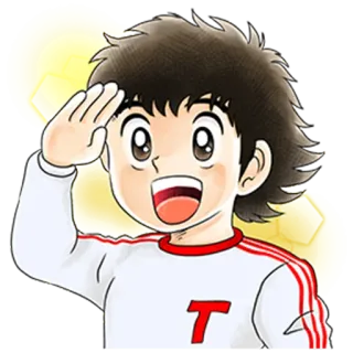 CAPTAIN TSUBASA @Nekosticker whatsapp stickers