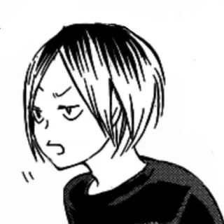 🏳 Kenma Kozume Haikyuu!! 애니메이션, 만화, 하이큐!!, 켄마, 코즈메 켄마, 세터, 배구 telegram sticker