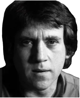 😐 Gerry Anderson personne, portrait, Gerry Anderson, noir et blanc telegram sticker