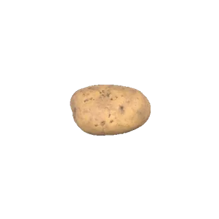 🥔 potato, vegetable, food, ingredient, produce, root vegetable whatsapp sticker