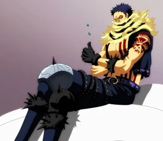 💛 Katakuri One Piece Anime, One Piece, Katakuri, Fanart telegram sticker