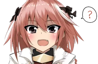 🤔 ? Anime, Signo de interrogación, Confundido, Expresión, Cara, Manga telegram sticker