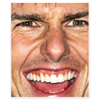 😜 Gesicht, Ausdruck, Lächeln, Mann, Nahaufnahme, Porträt telegram sticker