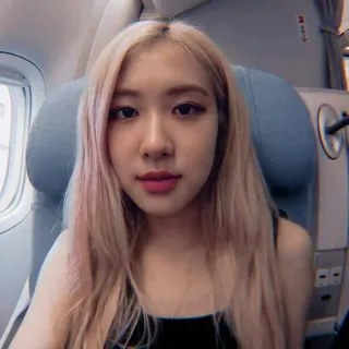 🍐 Rosé cantante, kpop, rose, blackpink, música telegram sticker