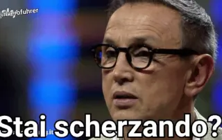 🙃 Stai scherzando? Italiano, Meme, Choque, Reação, Pergunta telegram sticker
