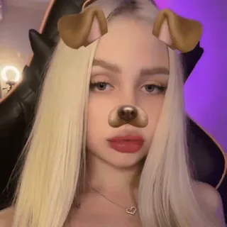 🧺 @wallgif blonde, woman, dog filter, snapchat filter, collage, portrait, selfie telegram sticker