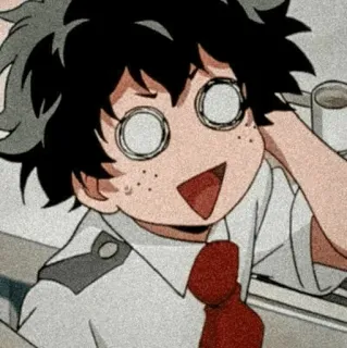 ⛓ Izuku Midoriya My Hero Academia Anime, Manga, My Hero Academia, Deku, Izuku Midoriya, Cartoon telegram sticker