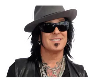 😉 Nikki Sixx Nikki Sixx, Musicien, Bassiste, Mötley Crüe, Rock star telegram sticker