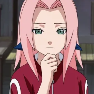 😇 Sakura Haruno Naruto Sakura, anime, manga, Naruto, pink hair, girl telegram sticker