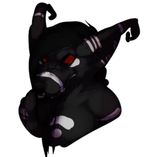 😡 Furry, Anthro, Animale, Creatura, Oscuro, Mostro, Malvagio telegram sticker