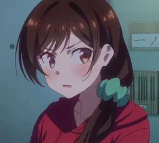 🌷 Chizuru Mizuhara Rent-A-Girlfriend Anime, Chizuru Mizuhara, Rent-a-Girlfriend, Słodkie, Kreskówka, Dziewczyna telegram sticker