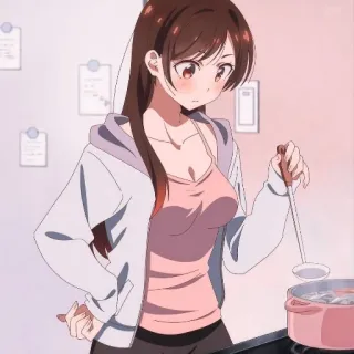 🫕 Chizuru Ichinose Rent-A-Girlfriend Anime, Cucina, Cartoni animati, Chizuru Ichinose, Rent a Girlfriend telegram sticker