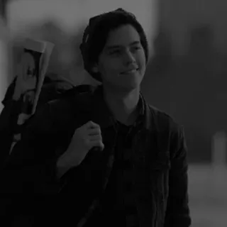 🥀 Jughead Jones Riverdale Jughead Jones, Riverdale, Cole Sprouse, Dramat młodzieżowy, Serial TV telegram sticker