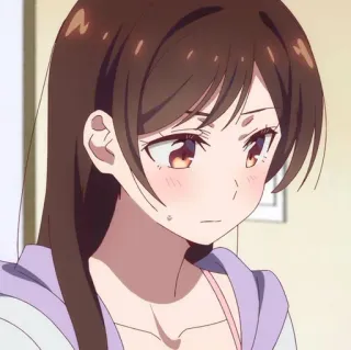🥥 Chizuru Ichinose Rent-A-Girlfriend Anime, Chizuru, Rent-a-Girlfriend, Phim hoạt hình, Cô gái, Tóc nâu telegram sticker
