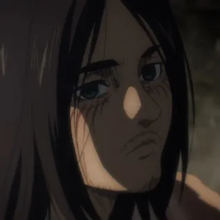 🗡 Eren Yeager Attack on Titan Anime, Attack on Titan, Eren Yeager, Personagem, Mangá, Animação whatsapp sticker