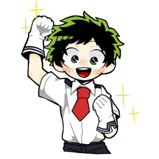 MHA chibi @Alitame72 telegram stickers