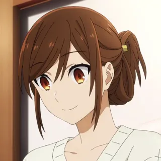 📚 Hori Kyouko Horimiya Anime, Hori, Horimiya, Personagem, Garota telegram sticker