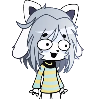 😳 Anime, Personagem, Gacha, Desenho animado telegram sticker