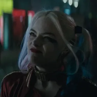 🔥 Harley Quinn харли квинн, dc comics, злодей, блондинка, хвостики, персонаж, комиксы, антигерой whatsapp sticker