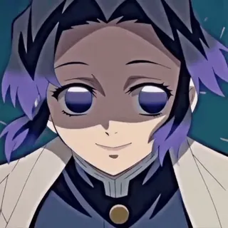 💜 Shinobu Kocho Demon Slayer Anime, Demon Slayer, Shinobu Kocho, Personnage, Manga whatsapp sticker