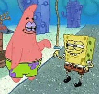 🧽 Patrick Star Spongebob Squarepants Spongebob, Patrick, Cartoon, Lustig, Freundschaft, Nickelodeon whatsapp sticker