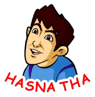 😛 HASNA THA whatsapp sticker