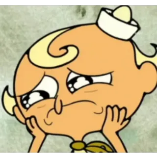 🥺 Flapjack The Marvelous Misadventures of Flapjack Kreskówka, Postać, Flapjack, Smutny, Płacz telegram sticker