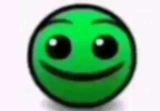🛸 Normal Face Geometry Dash whatsapp sticker