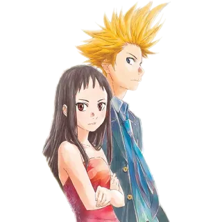 😒 anime, manga, characters, boy, girl telegram sticker