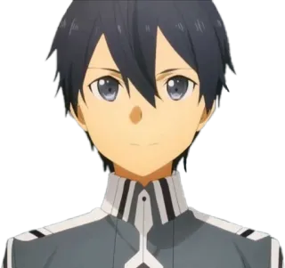 😊 Kirito Sword Art Online Anime, Kirito, Sword Art Online, Personnage, Homme, Avatar whatsapp sticker