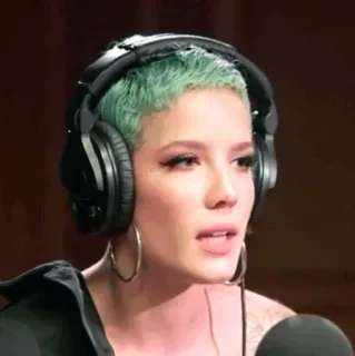 🕊 Halsey 歌手, 名人, 音乐, 女性, 肖像 telegram sticker