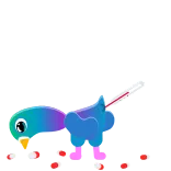 Neon Pigeon | @Premium_Emojis_Telegram telegram emojis 🤒