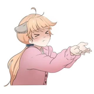 🤲 애니메이션, 졸린, 귀여운, 만화, 일러스트, 캐릭터 whatsapp sticker