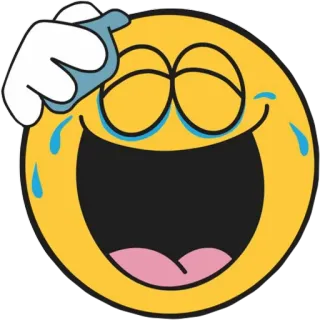 😰 絵文字, 笑い, 面白い, 漫画, 感情, 表情, 汗 telegram sticker