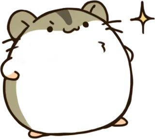 😎 hamster, cute, animal, pet, fluffy, adorable telegram sticker