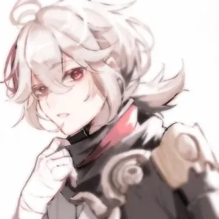 🌟 Kaedehara Kazuha Genshin Impact Anime, Genshin Impact, Kaedehara Kazuha, Personagem de videogame, Fanart telegram sticker