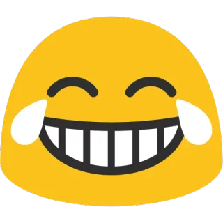😂 emoji, laughing, joy, tears, happy telegram sticker