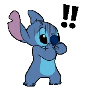 ❗ Stitch Lilo & Stitch Stitch, Lilo & Stitch, Disney, dessin animé, personnage, mignon whatsapp sticker