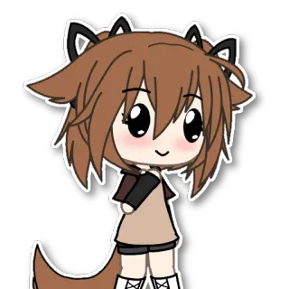 😍 Мультфильм, Аниме, Гача, Аватар, Персонаж, Рисунок telegram sticker