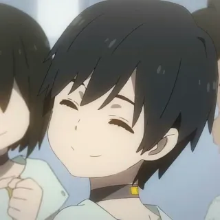 🦋 Anime, Chłopak, Uśmiech, Słodki telegram sticker