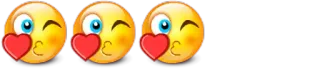 😘 Emoji, Kuss, Herz, Liebe, Zuneigung, Zwinkern whatsapp sticker