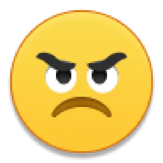 👿 อิโมจิ, โกรธ, หงุดหงิด, รำคาญ, สีหน้า, หน้า telegram sticker