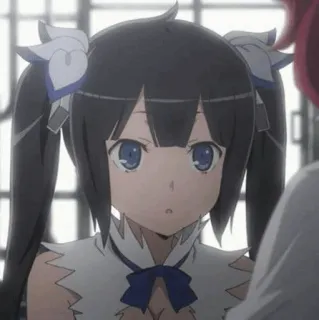 🍷 Hestia Is It Wrong to Try to Pick Up Girls in a Dungeon? Anime, Hestia, Danmachi, Dễ thương, Hoạt hình telegram sticker