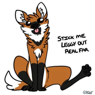 Maned Derp telegram stickers