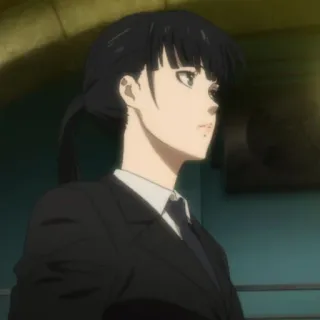 🍬 Akane Tsunemori Psycho-Pass anime, woman, character, science fiction, future whatsapp sticker