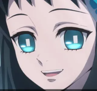 🍥 Anime, Postać, Uśmiech, Twarz, Portret telegram sticker