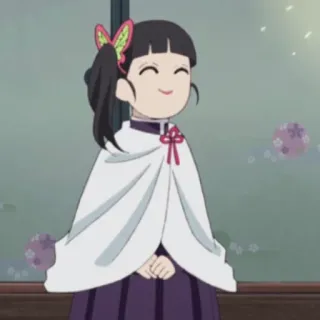 💧 Kanao Tsuyuri Demon Slayer Аниме, Клинок, рассекающий демонов, Канао Цуюри, Манга, Персонаж telegram sticker
