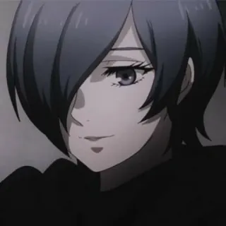 🍙 Touka Kirishima Tokyo Ghoul anime, manga, Tokyo Ghoul, Touka Kirishima, ghoul, character, japanese animation telegram sticker